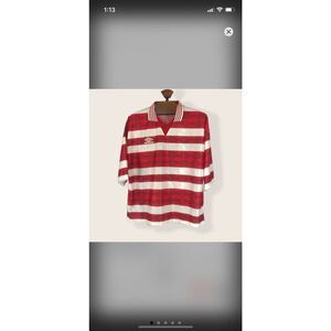 2 ITEM BUNDLE - OFF WHITE SUNGLASSES - UMBRO SOCCER JERSEY - XL